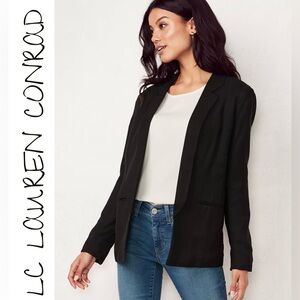 LC Lauren Conrad Relaxed  Black Blazer Jacket